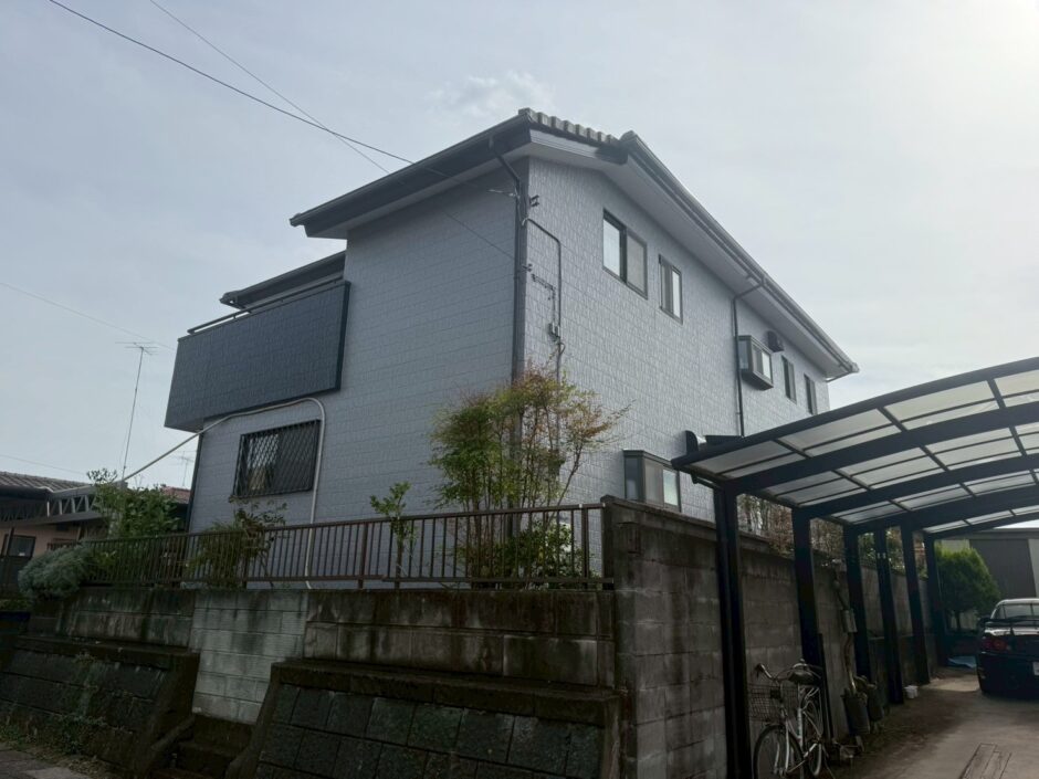031 土浦市 K様邸 外壁塗装工事 シーリング防水工事イメージ