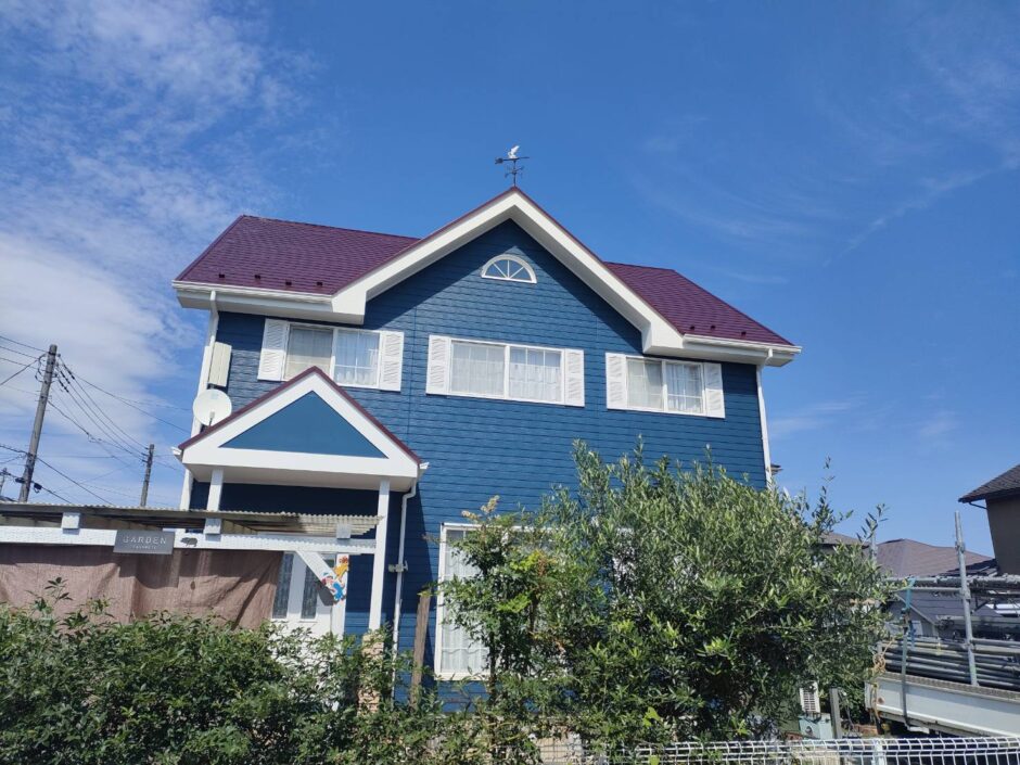 033 土浦市 G様邸 外壁屋根塗装工事イメージ